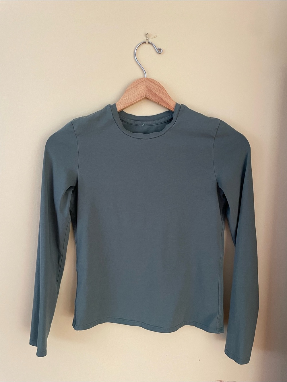 Lululemon Long Sleeve Crewneck Top in Sage Green